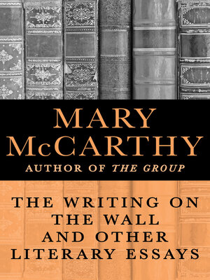cover image of Writing on the Wall and Other Literary Essays